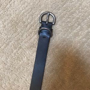Black leather belt 42”